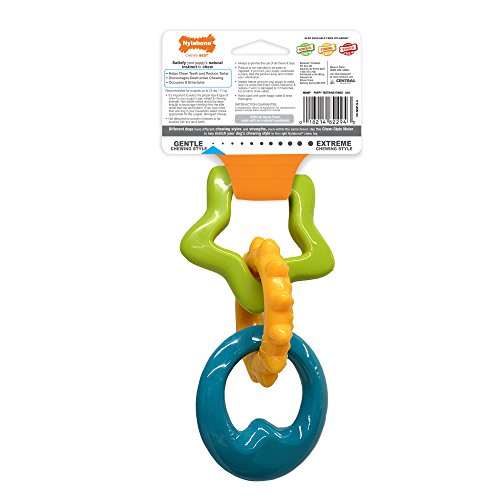 Nylabone Puppy Chew Teething Rings Chew Toy