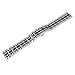 Beauty7 Black/Silver Two Tone 22mm Polished Stainless Steel Solid Link Watch Band Kit Bracelet Strap Replacement Butterfly Buckle Clasp