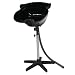 Height Adjustable Portable Salon Deep Shampoo Basin Sink Hair Treatment Bowl with Drain Hose- Black primary
