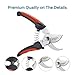 OPULENT SYSTEMS Professional Sharp Bypass Pruning Shears, Tree Trimers, Gardening Scissors, Hand Pruner, Garden Shears Heavy Duty and Clippers for The Garden (Red/Black)thumb 2