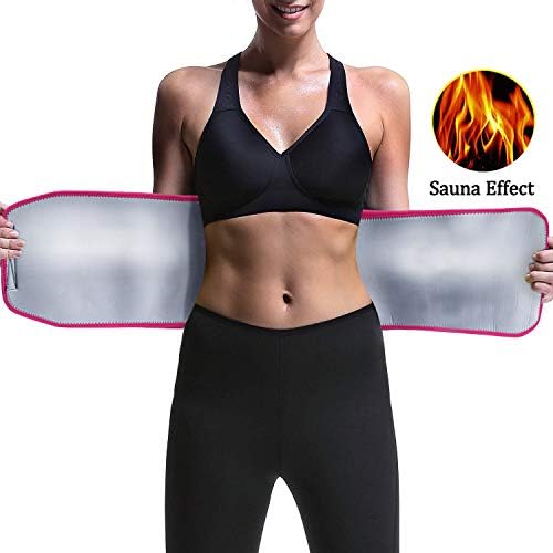 Upgrade Sauna Waist Belt for Slimming Sweat Belt Waist Trainer for Weight Loss Workout Fitness Excercise Waist Band