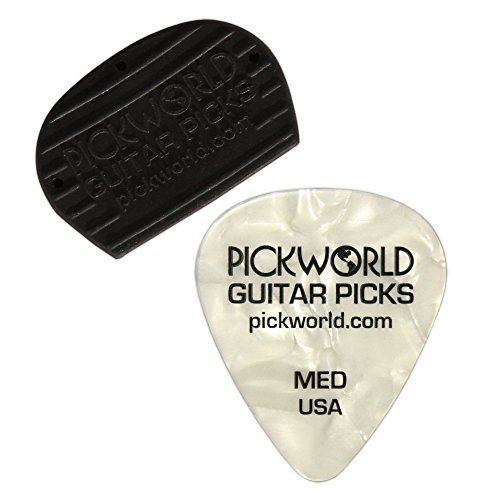PickWorld MG3C2M MojoGrip Rubber Grip Medium .71mm Celluloid Guitar