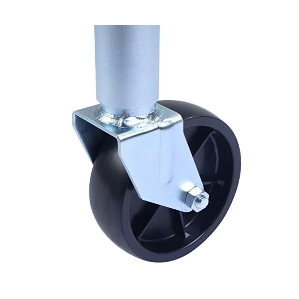 Goplus-Trailer-Side-Swivel-Jack-Boat-RV-Swing-Away-Camper-Wheel-Bolt-On-1000-lbs