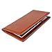 XeYOU Travel Wallet & Passport Holder Soft Leather Passport Cover Case with 2 Matching Luggage Tags and Luggage Strap New (Brown)