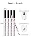 Yuxuan Liquid Eyebrow Pen Microblading Eyebrow Tattoo Pencil with a Micro-Fork Tip Applicator Creates Natural Looking Brows Effortlessly and Stays on All Day(1 pc/set,Black)