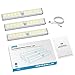 AMIR 10 LED Motion Sensing Closet Lights, 3 Pack, DIY Stick-on Anywhere, Wireless Night Light for Cabinet, Closet, Wardrobe, Stairs, Step Light with Magnetic Strip ,Puck Lights(USB Rechargeable)
