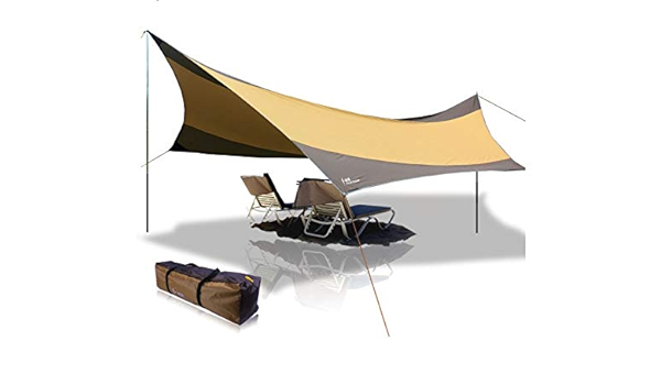 Amazon Com Waterproof 16ft Rainfly Camping Patio Yard Beach Wedding Event Gazebo Awning Canopy Tent Garden Outdoor