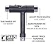 SKATERTRAINER Skate Tool and Floor Skateboard Display Combo, Great Accessories, Stand, or Gift by Skater Trainers