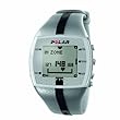 Polar FT4 Men’s Heart Rate Monitor Watch (Silver / Black)