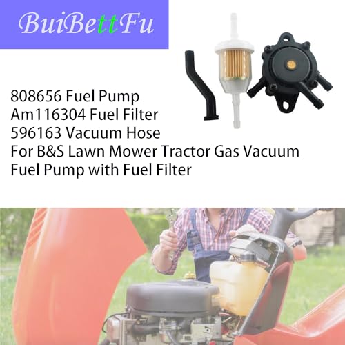 808656 Fuel Pump for B&S Lawn Mower Tractor Gas Vacuum Fuel Pump photo 9
