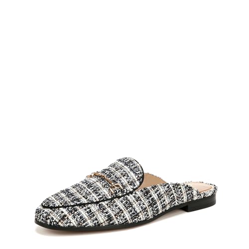 Sam Edelman Women's Linnie Loafer Black Multi Boucle 6.5 Medium