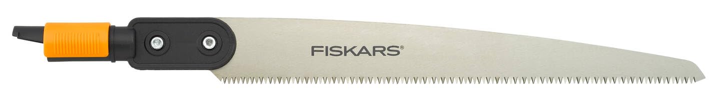 Fiskars QuickFit Straight Saw, Length: 52 cm, Hardened steel, Black/Orange, 1000692