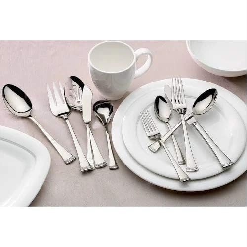 Lenox Portola 53 Piece Flatware Set, Service for 8 5 pc x 8 Plus 5 Pc Hostess Set New in Box