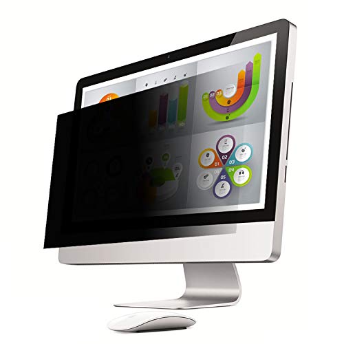 POHEC Privacy Filter. Anti-spy Privacy Screen for 24 Inch Monitor 16:9 Ratio,Anti-Glare Film Screen Filter Protecting Your Computer Confidential Information