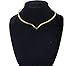 New Shiny Gold Notched Choker Collar Necklace Wire Average Size (CV13)