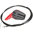 65" Lawn Mower Throttle Cable Universal Kit with Control Switch Lever Handle for Lawnmowers Cable Repair Kit