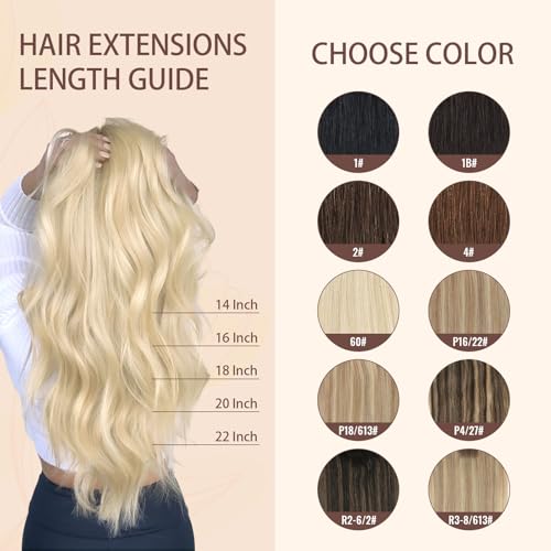 Sassina Straight Human Hair Clip ins Extensions 18 Inch Natural Clip in Remy Human Hair Extensions Jet Black Clip ins Hair Extensions Full Head 8 Pcs with 18 Clips 120 Grams #1