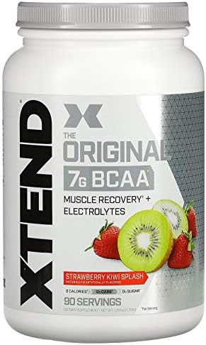 XTEND Original BCAA Powder Strawberry Kiwi Splash | ZERO CALORIE, ZERO ...