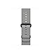 Smart Watch Band, Uitee Newest Woven Nylon Band for Apple Watch Series 42mm 3/2/1 , Comfortably Light With Fabric-Like Feel Wrist Strap Replacement with Classic Buckle (New Black Check Woven Nylon)