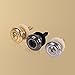 CLOUDMUSIC Mushroom Head Guitar Strap Buttons 2PCS Ukulele Strap Buttons Strap Locks Chrome (Silver)