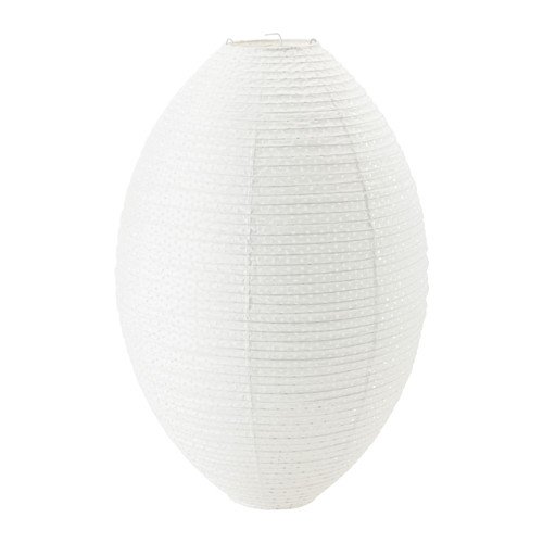white oval lamp shade