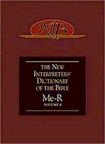 New Interpreter S Dictionary Of The Bible Volume 4 Nidb 4 Me R Amazon Com Br