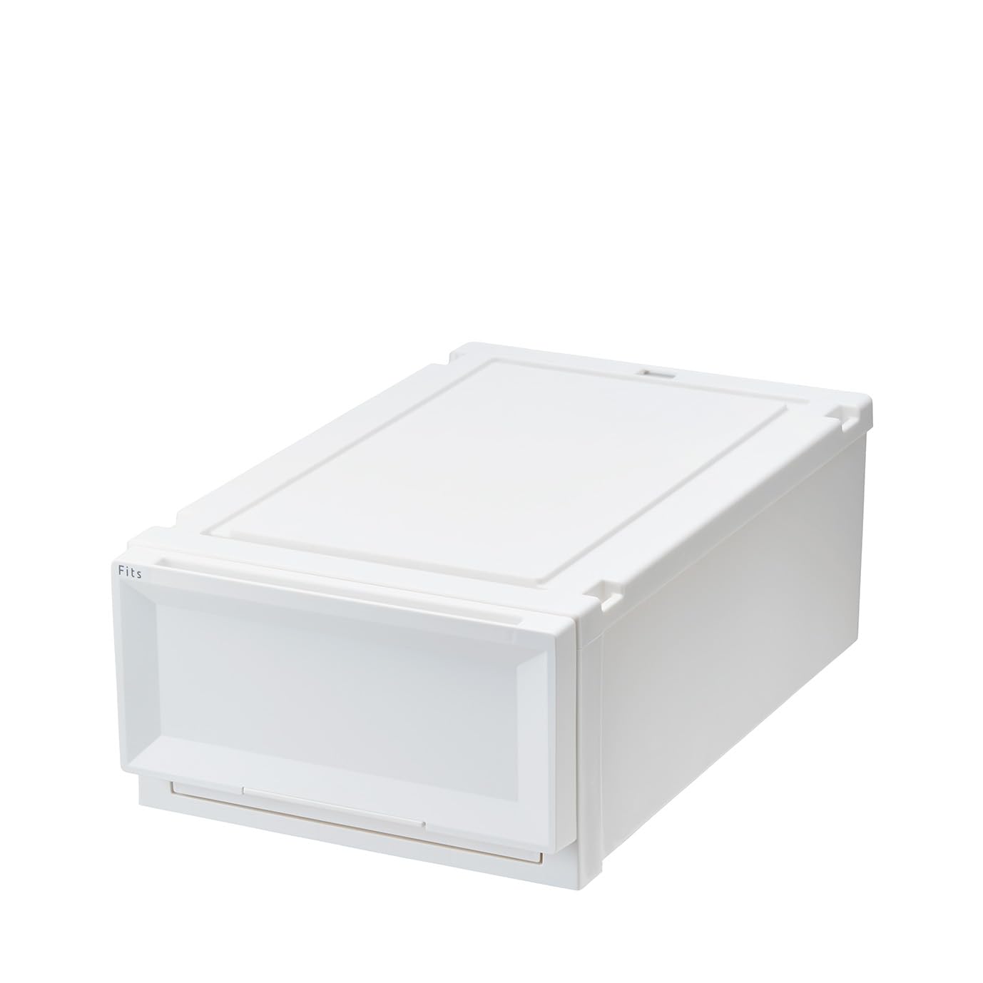 【Amazon.co.jp限定】天馬 収納ボックス フィッツケースアドバンス 幅35×奥行55×高さ20cm クローゼット 収納ケース たわみにくい 衣装ケース 日本製 再生材配合 サステナブル 【色 ホワイト】 【55-35S】商品画像