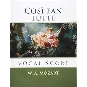 Così fan tutte: vocal score