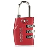 Smartrip TSA Lock Heavy Duty 3 Digit Combination Luggage and Travel Padlock in Assorted Colors by Smartrip