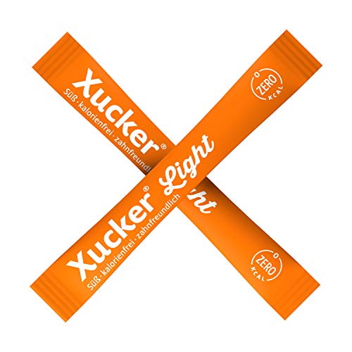 Xucker Light Sticks mit Erythrit - kalorienfreier Zuckerersatz als Vegane & zahnfreundliche Kristallzucker Alternative I Erythrit ohne Stevia I zuckerfrei I 5 kg-Karton mit ca. 1000 Sticks je 5g
