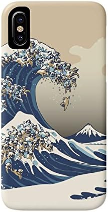 DEYING Phone Case The Great Wave of Pug Art Pattern Protector Cover for iPhone 6/6S Plus