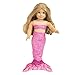 Fin Fun Mermaid Tail Outfit for 18 Inch Doll like American Girl - Waverlee's Malibu Pink - Outfit Only, Doll Not Included …