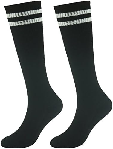 Teens Sports Socks, saillsen Boys and Girls Tube Soccer Socks Team Knee High Socks 2/4/6/10 Pack