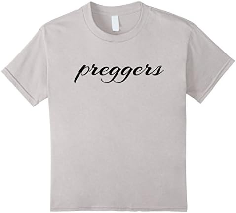 Kids Preggers Funny Pregnancy Announcement New Mom T-Shirt 4 Silver