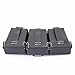Ultimate Arms Gear New 50 Pack of 8mm 5 Round Nickel Plated Stripper Clips Magazine Loader Mauser Karabiner K98 K-98 98K K98K Yugo M48 M24 Rifle + 2 Pack of K98 K-98 98K K98K WWII Reproduction German Black Leather Strap Triple Ammo Ammunition Cartridge Rounds Stripper Clips Pouch with D-Ring Y-Straps Belt Attachment