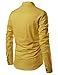 NEARKIN (NKNKN350 Beloved Men Henley Neck Long Sleeve Daily Look Linen Shirts Mustard US XL(Tag Size XL)