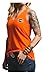 Harley-Davidson Women's Chasing Freedom Sleeveless Tank Top, Orange H329-HB7L