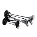 Happybuy 3-Trumpet Train Air Horn Kit 150 PSI Air System With 12V Air Compressor 150DB Super Loud Train Horns Kit for Truck Car Boat