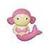Kutzi Mutzi's Jumbo Squishy Kawaii Cream Scented Squishies Slow Rising Decompression Squeeze Toys Children Simulation Cute Mermaid Toy (Pink\Purple) (pink)