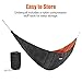 KING SHOWDEN Hammock Underquilt Lightweight Camping Winter Sleeping Bag Under Quilt Blanket Ultralight Underquilt Keep Your Warmer Saves Space Portable (Black&Orange)