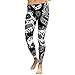 Nadition Pants Women High Waist Slimming for Yoga, Fitness & Gym Leggings Pants (Black, XL)