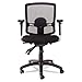 Alera Etros Series Petite Mid-Back Multifunction Mesh Chair, Black