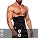 TOAOLZ Mens Sweat Sauna Suit Waist Trainer Neoprene Workout Body Shaper Slimming Corset Adjustable Belt Back Support Band
