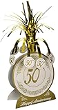 50th Anniversary Centerpiece Party Accessory (1 count) (1/Pkg)