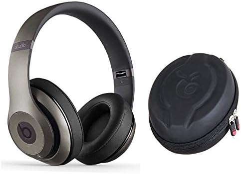 Beats Studio wireless headphone and Premium EVA Protective Case (TITANIUM)