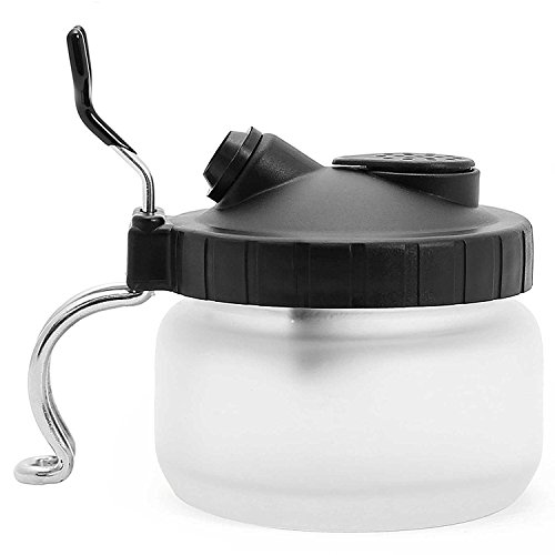 JOYOOO 4 Set Airbrush Spray Gun Wash Cleaning Tool Kit Include Stainless steel Needle Precision Nylon Brush Glass Cleaning Pot Holder