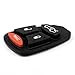 Jeep Chrysler Dodge Replacement Rubber Buttons Pad of Key Fob Case Shell Cover Keyless Entry Remote Key Pad for Dodge Dakota Magnum Charger Durango RAM Chrysler 300 Aspen Jeep Grand Cherokee Commander