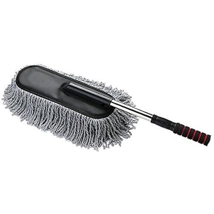 Praha Car Cleaning Brush Duster Car Wash Dust Wax Mop Microfiber