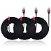 Micro USB Cable, MIVINE [3 Pack] 10Ft Tangle Free Micro USB Charging Data Cable Extension Cord for Samsung Galaxy S7 S6 Edge S5 S4 Note 5 4 Tab, HTC Desire, LG G4 V10 and more Android Devices