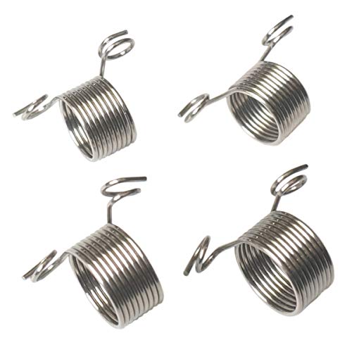 Gnognauq 4 Pieces Knitting Thimble Metal Yarn Guide Knitting Thimble Thimble Finger Ring for Crochet Knitting Crafts Accessories Tool （2size） - Thumbnail 5
